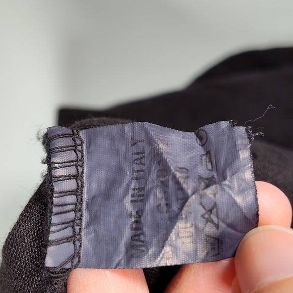 Ornella Paris oversized black linen jumpsuit L - Picture 11 of 11